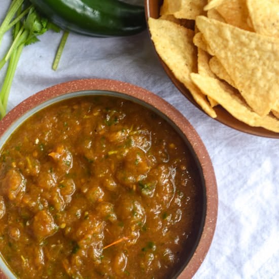 Homemade Roasted Salsa