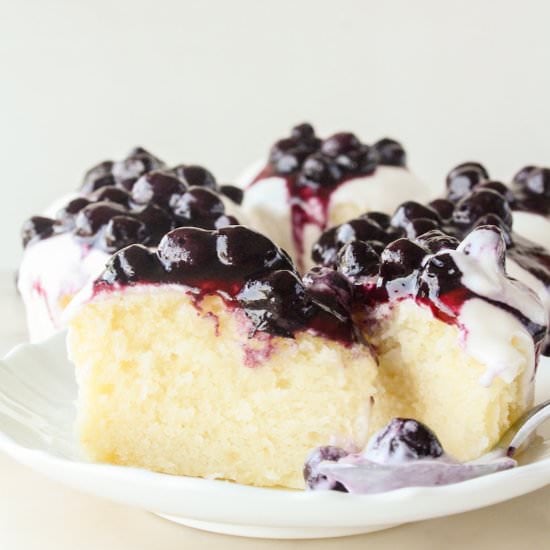 Mini Lemon Blueberry Cakes