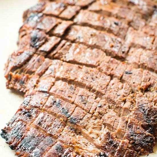 Marinated Smoked Flank Steak