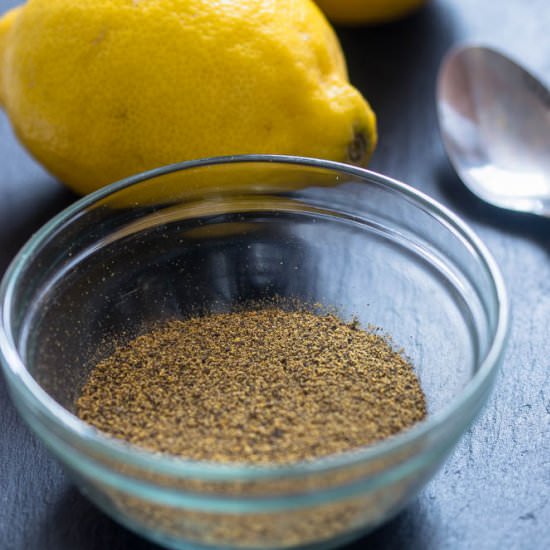 Lemon pepper seasoning