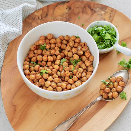 Crispy Roasted Garbanzo Beans