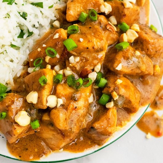 Instant Pot Peanut Butter Chicken