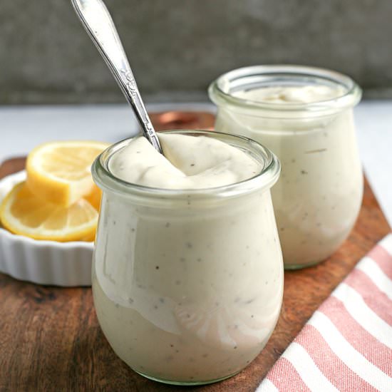 Easy Paleo Caesar Dressing