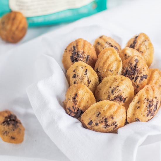 Chocolate Chunk Mini Madeleines