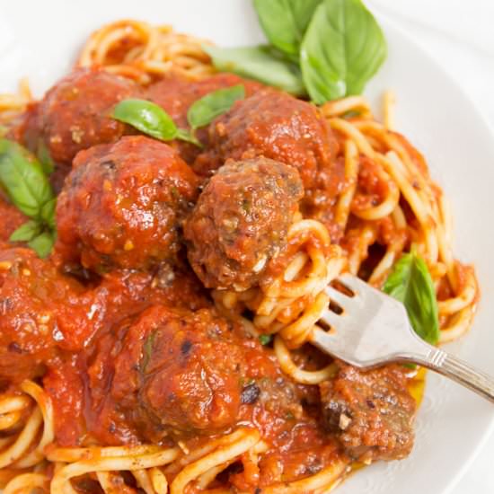 Super easy vegan meatballs