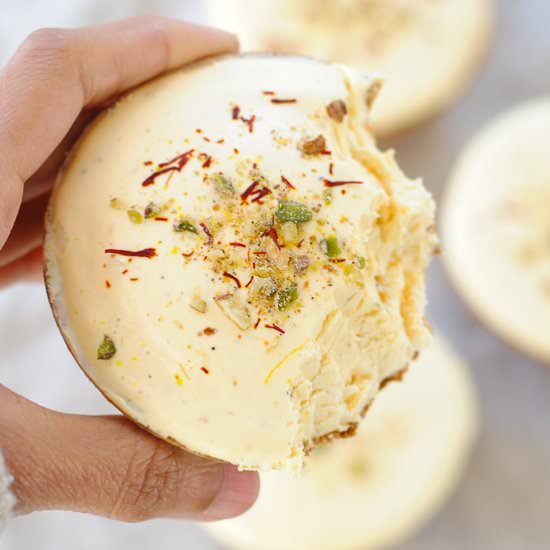 Saffron & Pistachio Kulfi Icecream