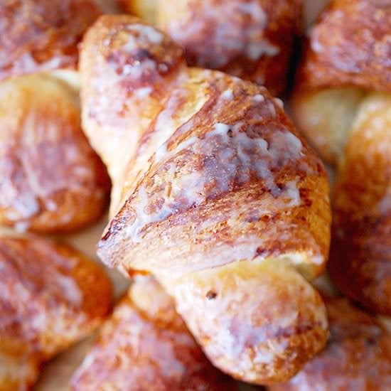 Mascarpone cream filled croissant
