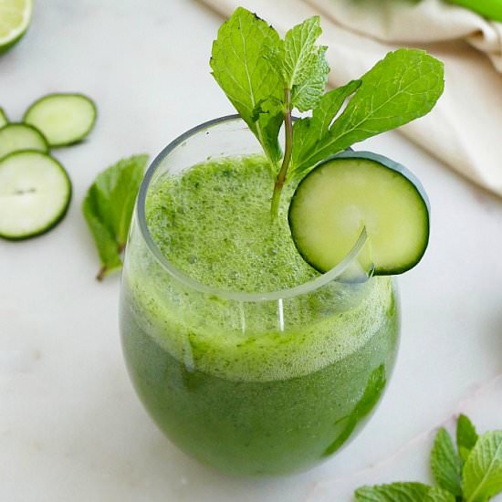 Blended Cucumber Gin Cocktail