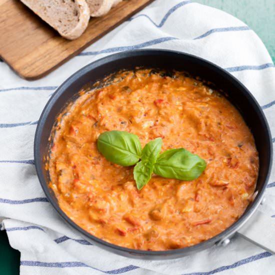 Easy Shakshuka for One (Menemen)