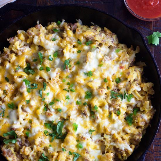 Breakfast Burrito Skillet Meal