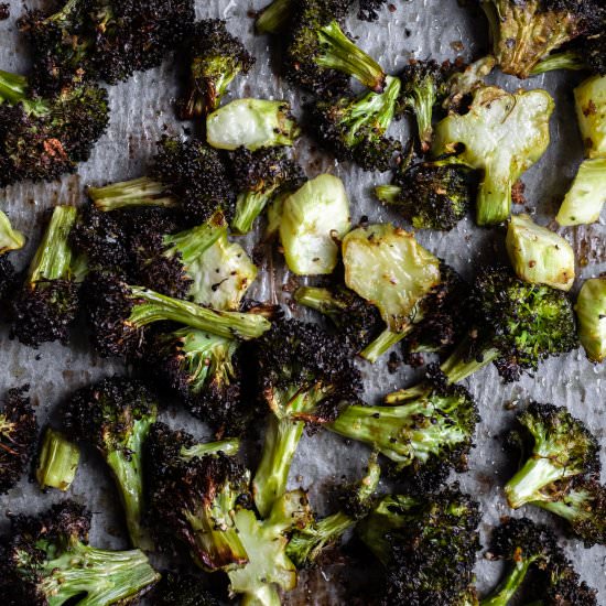 Crispy oven roasted broccoli