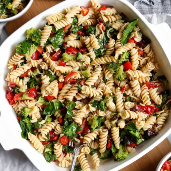Easy Vegan Pasta Salad