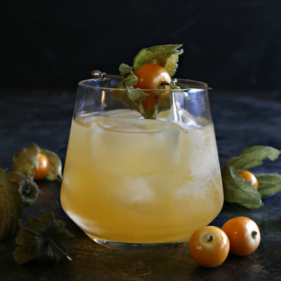Cape Gooseberry Gin Smash