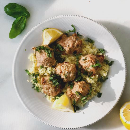 30 Minute Herbed Turkey Meatballs