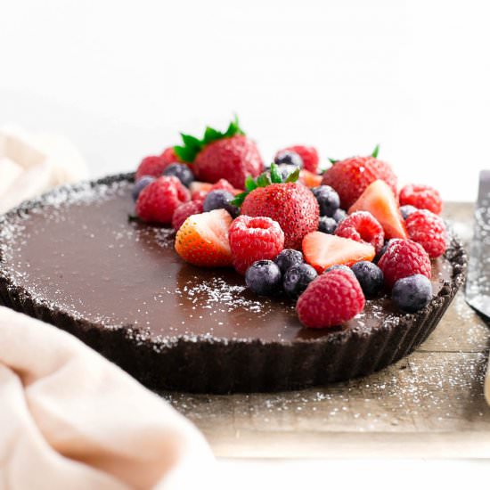 No-Bake Milk Chocolate Tart