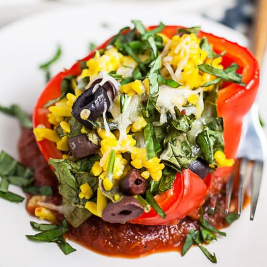 Greek Stuffed Peppers