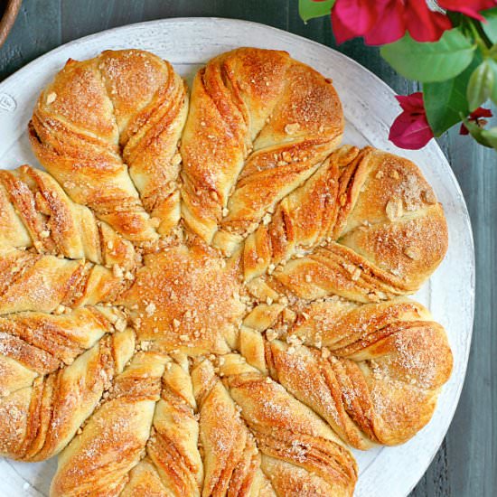 Peanut Butter Star Bread