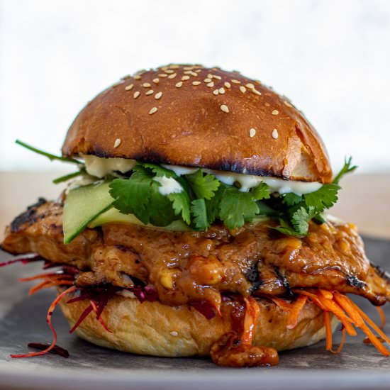 Chicken Satay Sandwich