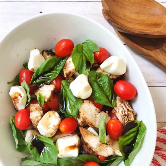 Grilled Chicken Caprese Salad