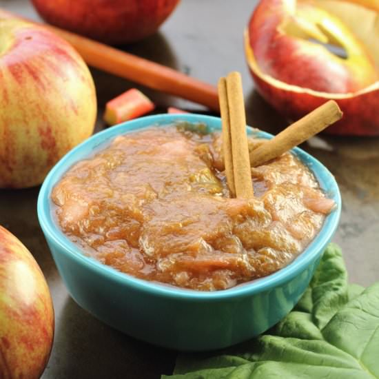 Rhubarb Applesauce