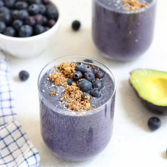 Blueberry Avocado Smoothie