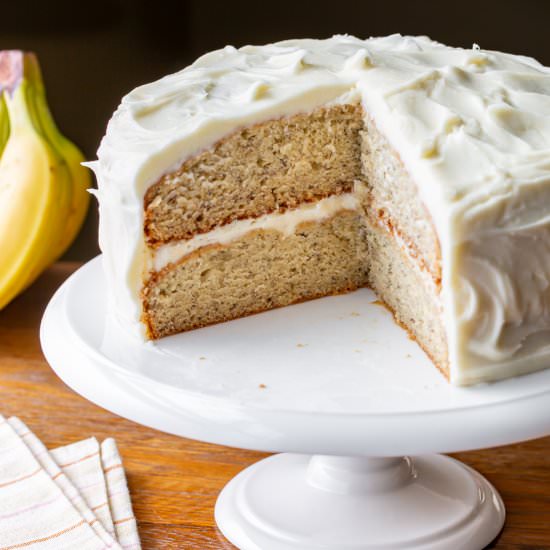 Our BEST Banana Cake Recipe