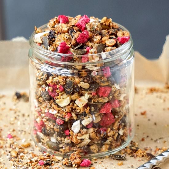 Crunchy Low Carb Granola Cereal