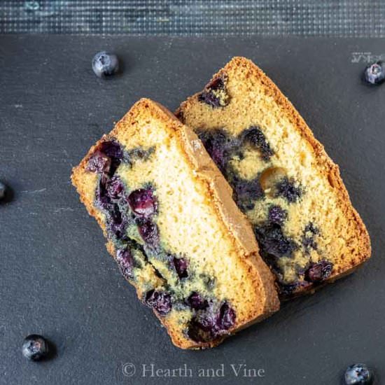 Rich Blueberry Muffin Cake Recipe