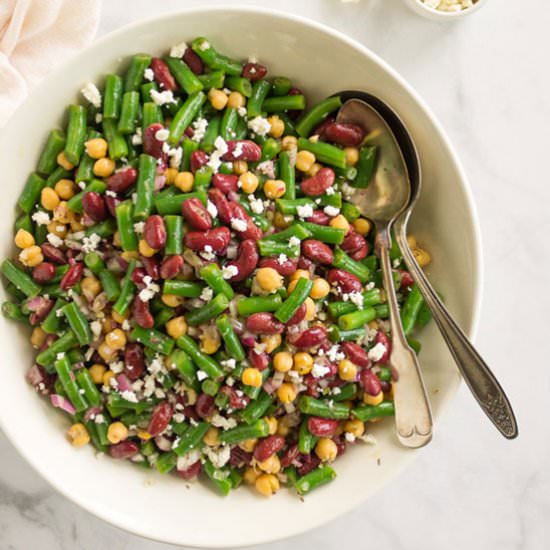 Marinated 3 bean salad