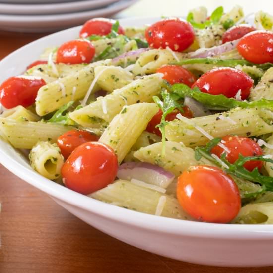 Pasta Salad with Blistered Tomatoes