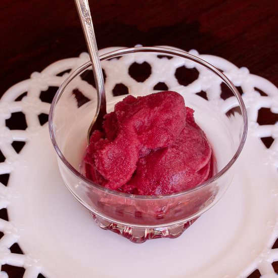 Pomegranate Sorbet