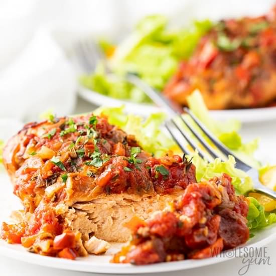 slow cooker chicken cacciatore