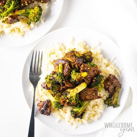 paleo keto beef and broccoli