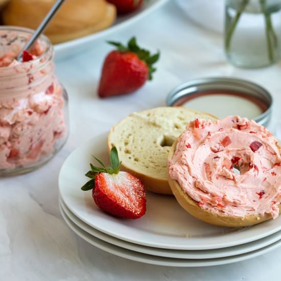 whipped strawberry honey butter