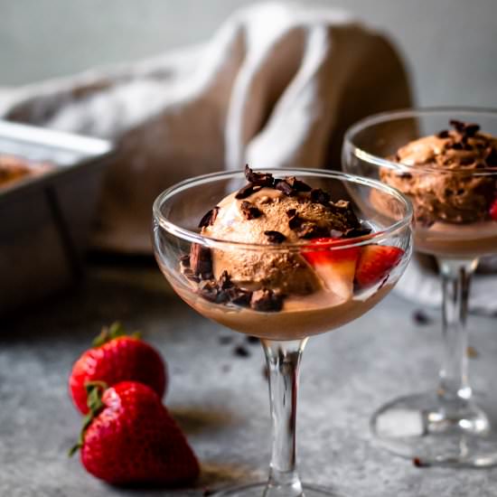 Chocolate Strawberry Ice Cream