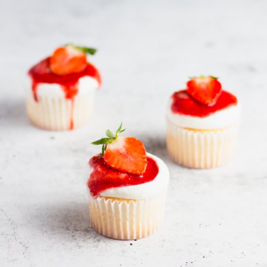 Strawberry Shortcake Cupcakes
