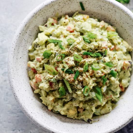 avocado egg salad