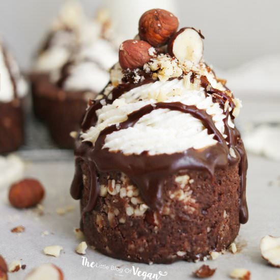 Ferrero Rocher cookie cups