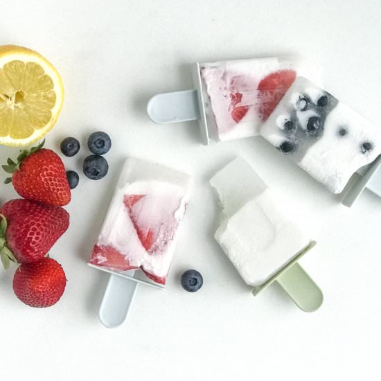 Lemonade Popsicles