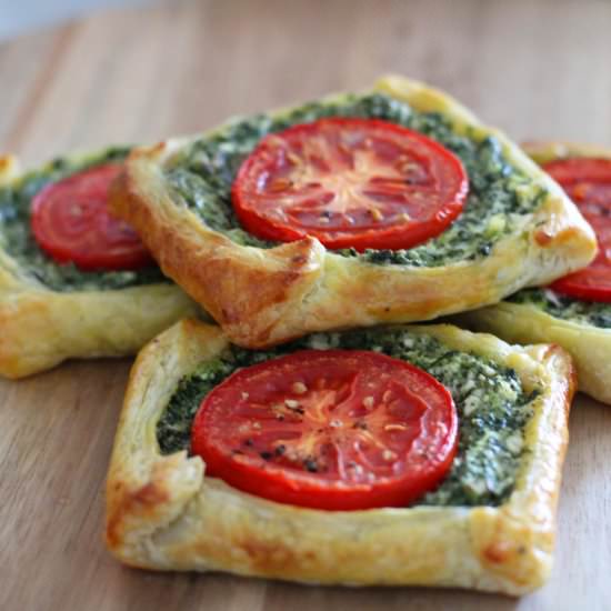 Spinach and Feta Galettes