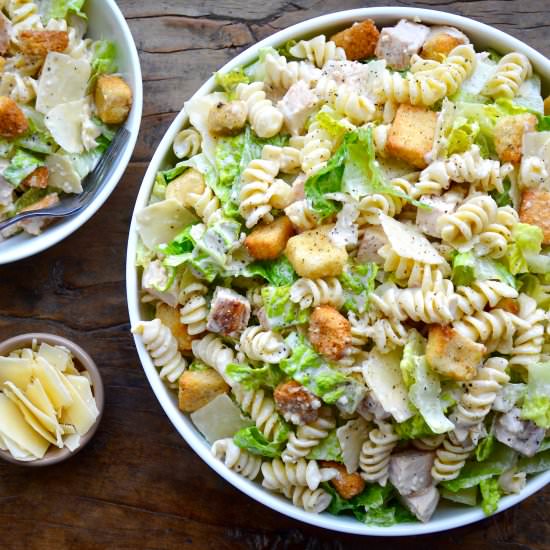 Chicken Caesar Pasta Salad