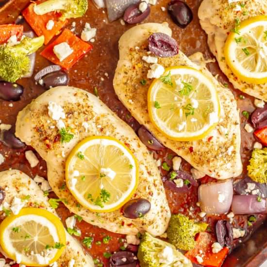 Sheet Pan Mediterranean Chicken