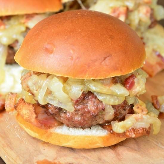 Bacon Burger Sliders