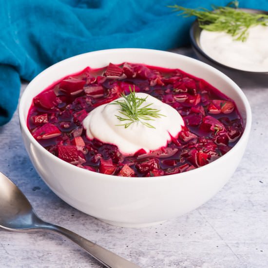 Plant Based Borscht (oil free)