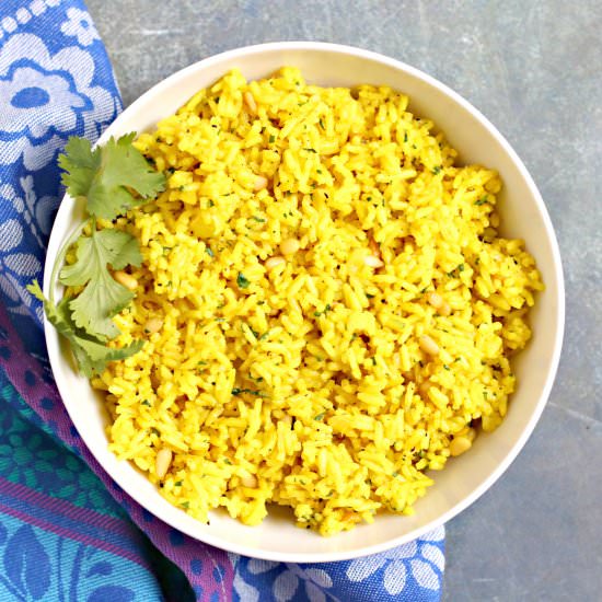 Mediterranean Yellow Rice
