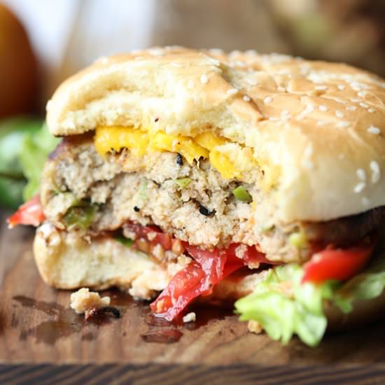 Jerk Turkey Burgers