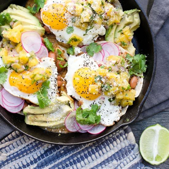 Huevos Rancheros with Mango Salsa