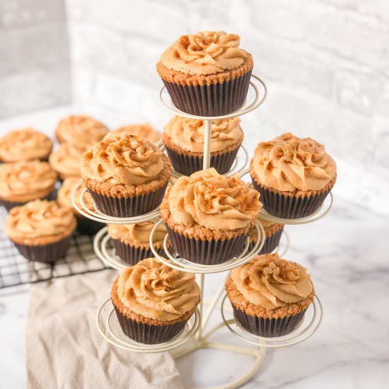 Lotus Espresso Cupcakes