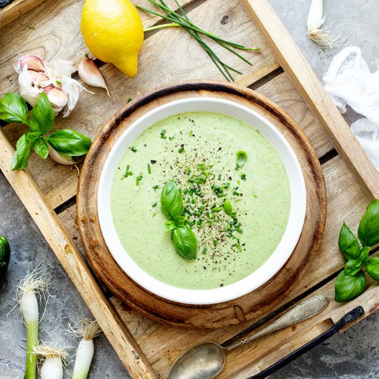 Tahini & Cucumber Soup