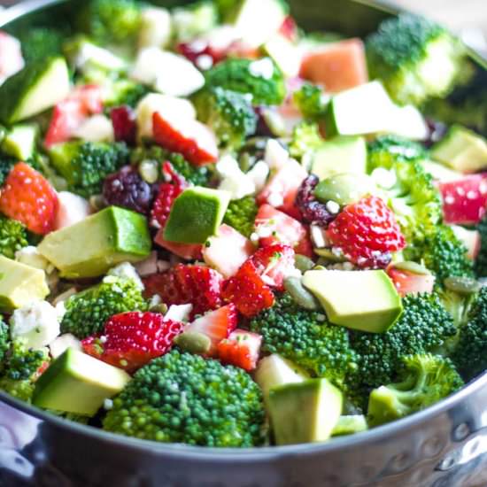 Strawberry Broccoli Salad